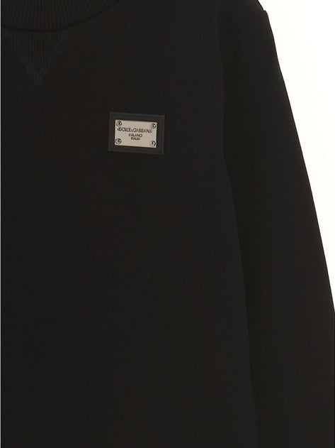 DOLCE & GABBANA ドルチェ＆ガッバーナ Black  'Essential' sweatshirt ボーイズ 春夏2023 L4JW7HG7I2PN0000 ju